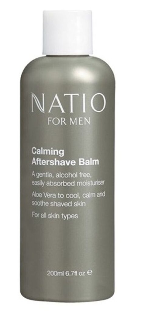 Natio for men calming aftershave balm 200ml online shopping billigt tilbud shoppetur