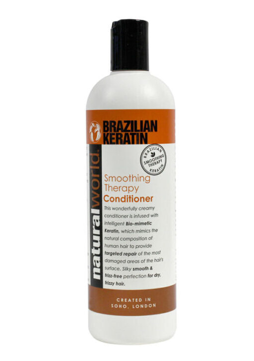 Natural world brazilian keratin smoothing therapy conditioner 500ml online shopping billigt tilbud shoppetur