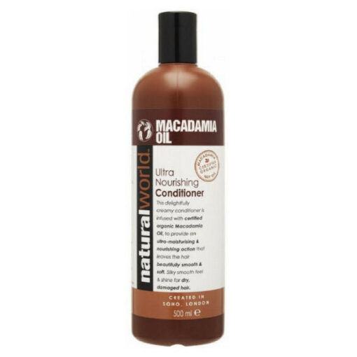 Natural world macadamia ultra nourishing conditioner 500ml online shopping billigt tilbud shoppetur