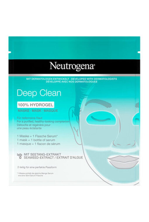 Neutrogena deep clean 100% hydrogel mask 30ml online shopping billigt tilbud shoppetur