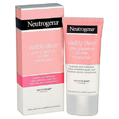 Neutrogena visibly clear pink grapefruit oil-free moisturiser 50ml online shopping billigt tilbud shoppetur