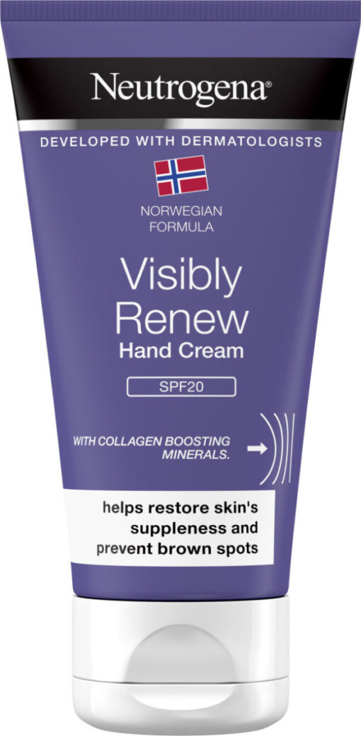 Neutrogena visibly renew glättende handcreme SPF20 75ml online shopping billigt tilbud shoppetur