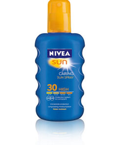 Nivea Caring sun spray SPF30 online shopping billigt tilbud shoppetur