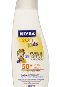 Nivea Sun kids Pure sensitive Sun lotion faktor 50+ online shopping billigt tilbud shoppetur