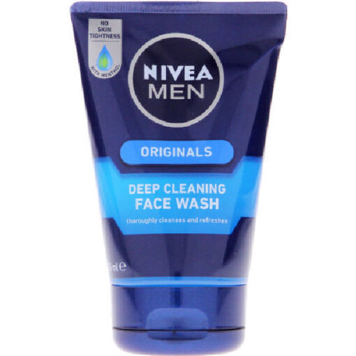 Nivea men originals deep cleaning face wash 100ml online shopping billigt tilbud shoppetur