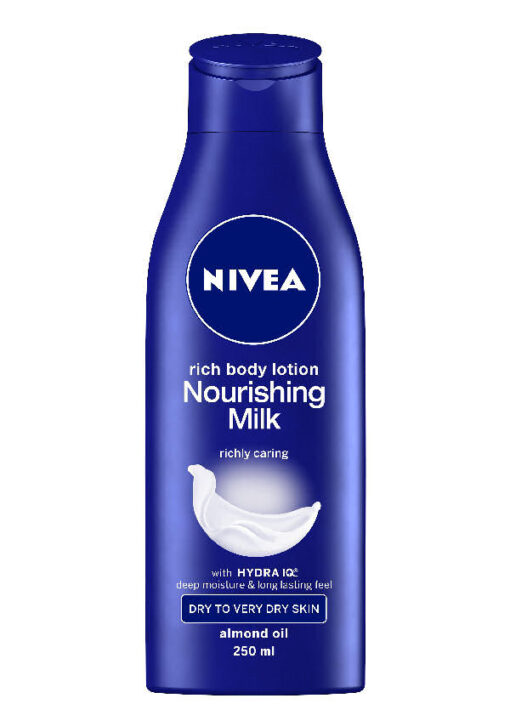 Nivea rich body lotion nourishing milk 250ml online shopping billigt tilbud shoppetur