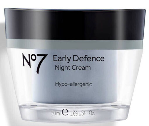 No7 early defence night cream hypo-allergenic 50ml online shopping billigt tilbud shoppetur