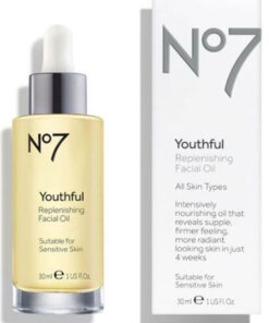 No7 youthful replenishing facial oil all skin types 30ml online shopping billigt tilbud shoppetur