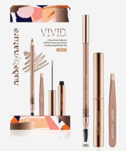 Nude by nature vivid 3 piece brow collection blonde online shopping billigt tilbud shoppetur