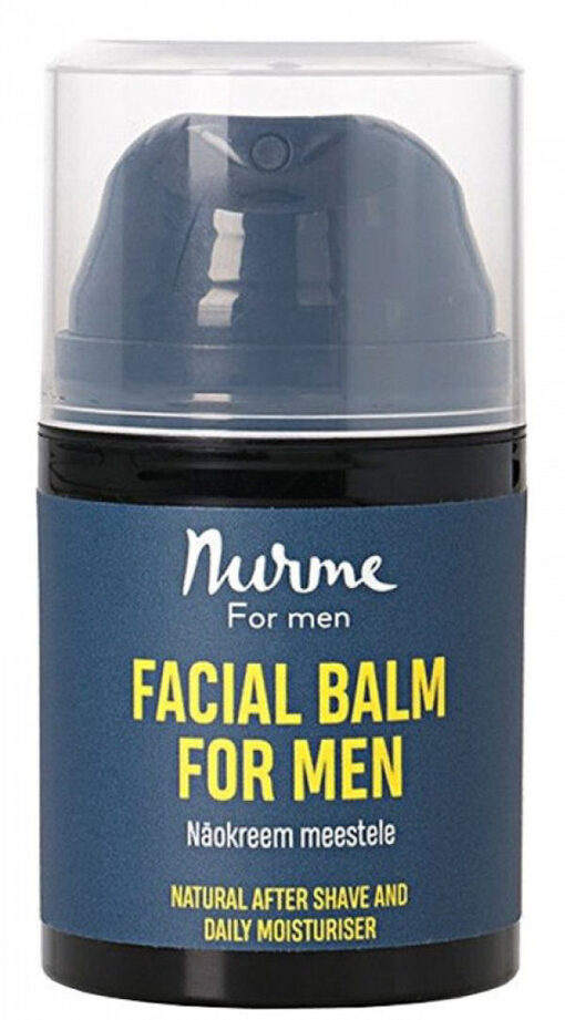 Nurme for men face balm black pepper natural after shave and daily moisturiser 50ml (dato) online shopping billigt tilbud shoppetur