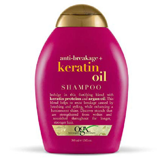 OGX anti-breakage keratin oil shampoo 385ml online shopping billigt tilbud shoppetur