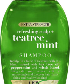 OGX extra strength refreshing scalp + teatree mint shampoo 385ml online shopping billigt tilbud shoppetur