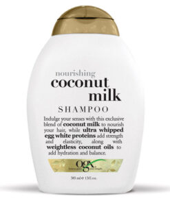 OGX nourishing + coconut milk shampoo 385ml online shopping billigt tilbud shoppetur