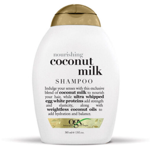 OGX nourishing + coconut milk shampoo 385ml online shopping billigt tilbud shoppetur