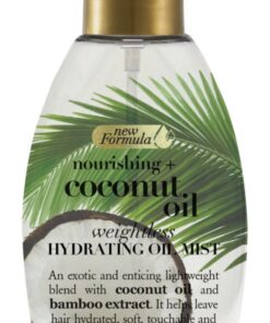 OGX nourishing coconut oil weightless hydrating oil mist 118ml online shopping billigt tilbud shoppetur