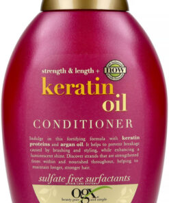 OGX strength & length + keratin oil conditioner 385ml online shopping billigt tilbud shoppetur