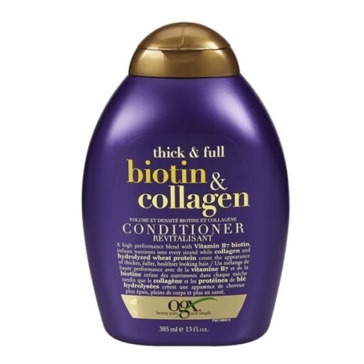 OGX thick & full biotin & collagen conditioner 385ml online shopping billigt tilbud shoppetur