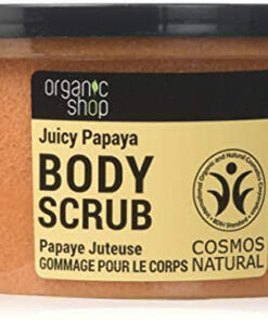 Organic shop juicy papaya body scrub 250ml online shopping billigt tilbud shoppetur