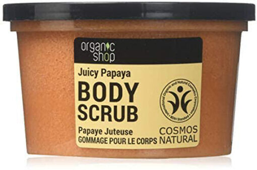 Organic shop juicy papaya body scrub 250ml online shopping billigt tilbud shoppetur