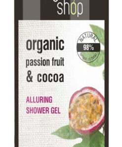 Organic shop passion alluring shower gel passion fruit & cocoa 280ml online shopping billigt tilbud shoppetur