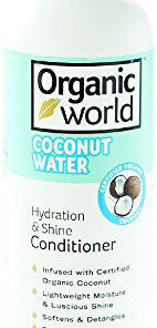 Organic world coconut water hydration & shine conditioner 475ml online shopping billigt tilbud shoppetur