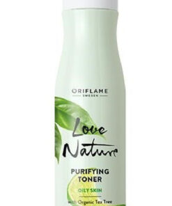 Oriflame sweden love nature purifying toner oily skin with organic tea tree & lime 150ml (Dato) online shopping billigt tilbud shoppetur