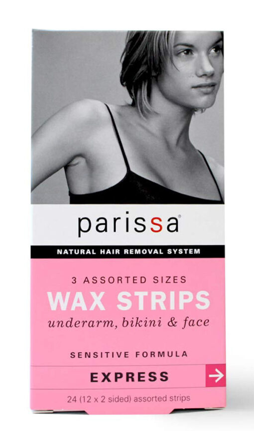 Parissa natural hair removal system 3 assorted sizes wax strips 24 stk. online shopping billigt tilbud shoppetur