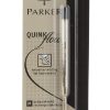 Parker quink flow ballpoint refill medium black online shopping billigt tilbud shoppetur