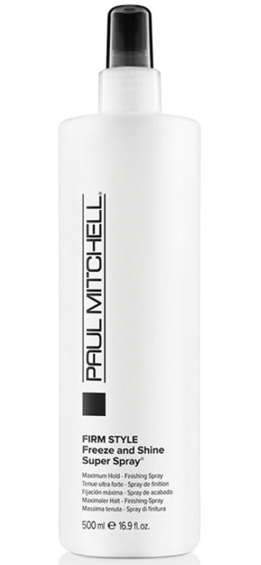 Paul mitchell firm style freeze and shine super spray maximum hold 500ml online shopping billigt tilbud shoppetur