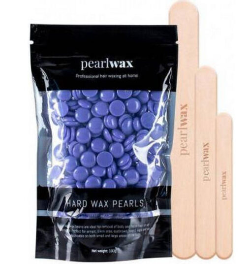 Pearlwax hard wax beans chamomile 100g online shopping billigt tilbud shoppetur