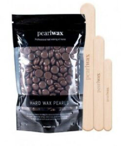 Pearlwax hard wax beans chocolate 100g online shopping billigt tilbud shoppetur