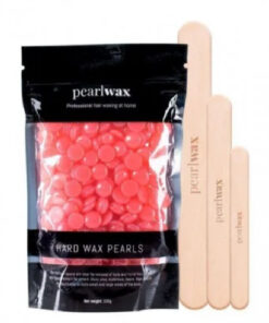 Pearlwax hard wax beans strawberry 100g online shopping billigt tilbud shoppetur