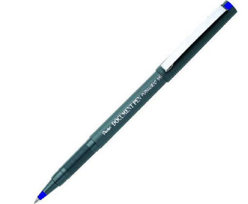 Pentel document pen waterproof on paper micro-fine blue 12 stk. online shopping billigt tilbud shoppetur