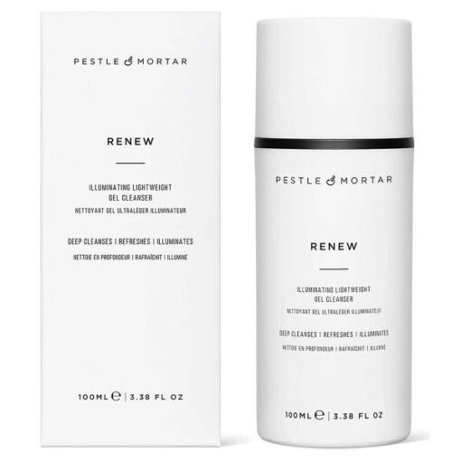 Pestle & mortar renew illuminating light weight gel cleanser 100ml online shopping billigt tilbud shoppetur