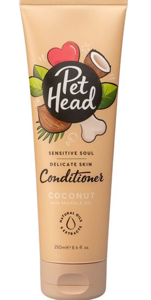 Pet head sensitive soul delicate skin conditioner with marula oil 250ml online shopping billigt tilbud shoppetur