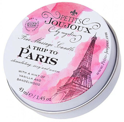 Petits joujoux fine massage candle a trip to paris 43ml online shopping billigt tilbud shoppetur