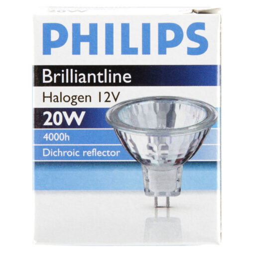 Philips Brilliantline Dichroic reflector GU 5.3 halogen 12V 20W 36Gr. Ø50mm online shopping billigt tilbud shoppetur