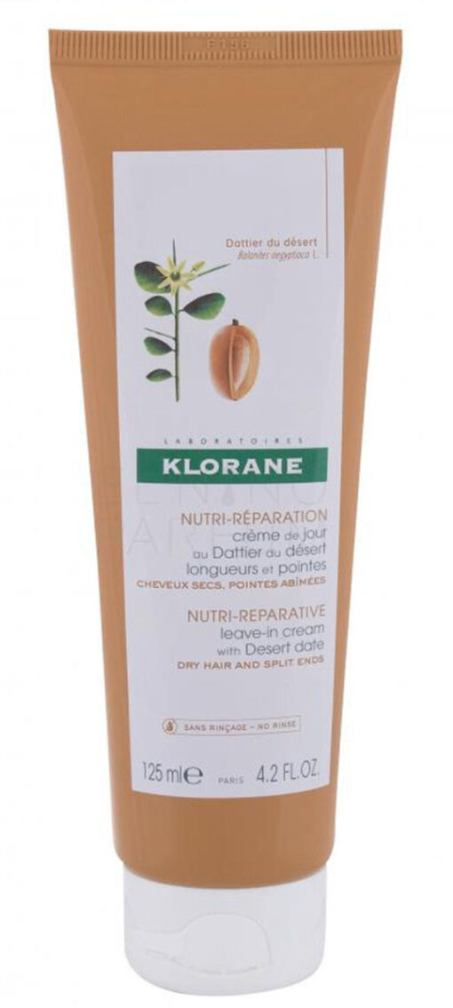 Pierre fabre klorane nutri-reparative leave-in cream with desert date 125ml online shopping billigt tilbud shoppetur