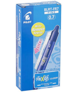 Pilot frixion clicker roller ball pen write remove BLRT-FR7 fine 0.7mm blue 12 stk. online shopping billigt tilbud shoppetur