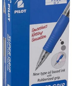 Pilot super grip ball point pen BPGP-10R-F fine 0.7 blå 12 stk. online shopping billigt tilbud shoppetur