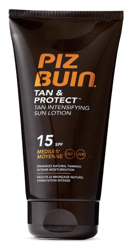 Piz buin tan & protect tan intensifying sun lotion SPF15 medium 150ml online shopping billigt tilbud shoppetur