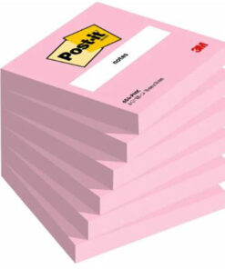 Post-it 3M notes 76mmx76mm 654-PNK 6x100 stk. pink online shopping billigt tilbud shoppetur