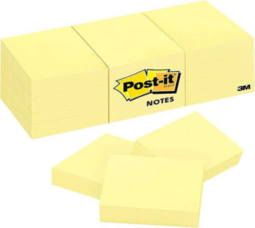 Post-it notes 3M 653 38mm x 51mm 100 ark 12pk online shopping billigt tilbud shoppetur