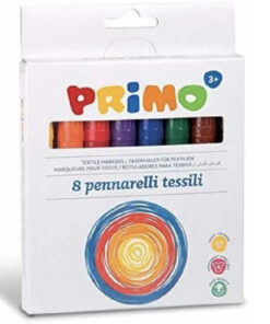 Primo textile fibre-tip pens 8 stk. online shopping billigt tilbud shoppetur