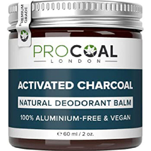 Procoal london activated charcoal natural deodorant balm 60ml online shopping billigt tilbud shoppetur