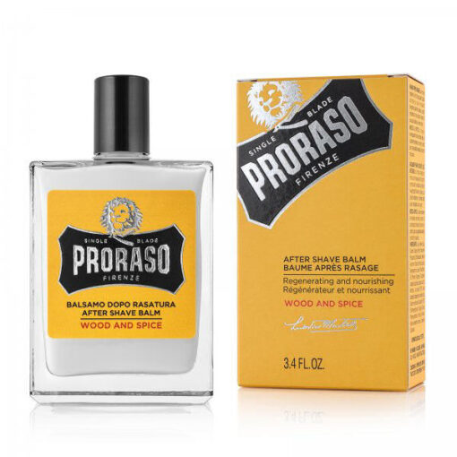 Proraso after shave balm wood and spice 100ml online shopping billigt tilbud shoppetur