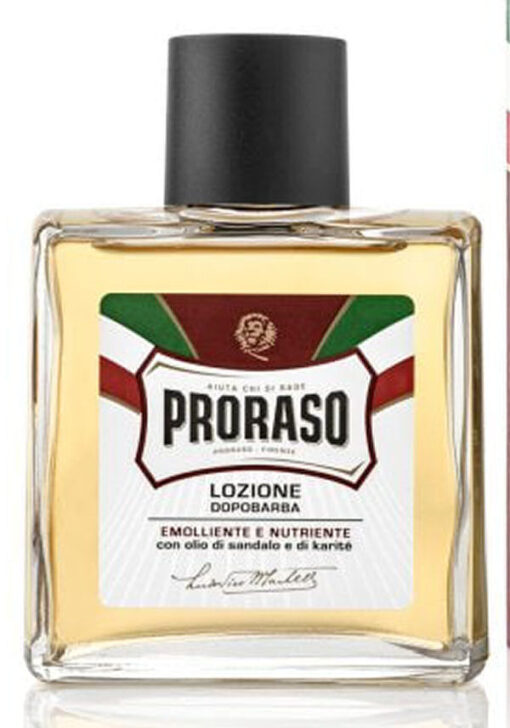 Proraso after shave lotion with sandalwood and shea oil 100ml online shopping billigt tilbud shoppetur