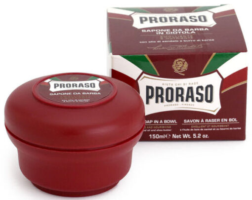 Proraso firenze shaving soap in a bowl coarse beards with sandalwood oil and shea butter 150ml online shopping billigt tilbud shoppetur