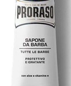 Proraso sapone da barba protettivo e idratante tutte le barbe 150ml (minus æske) online shopping billigt tilbud shoppetur