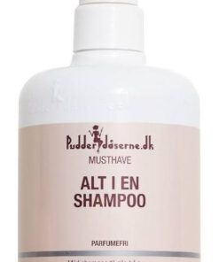 Pudderdåserne musthave alt i en shampoo parfumefri 500ml online shopping billigt tilbud shoppetur